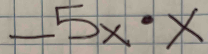 -5x· x