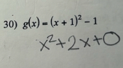 g(x)=(x+1)^2-1