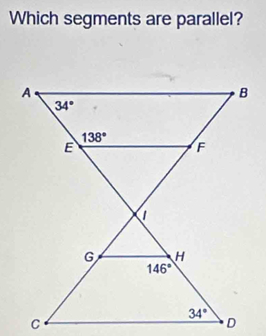 Which segments are parallel?