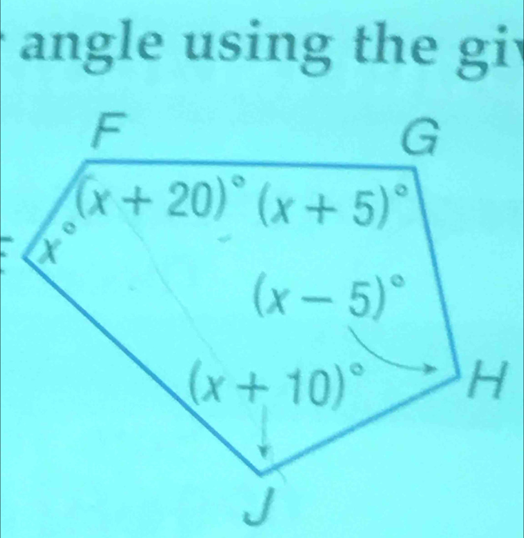 angle using the gi