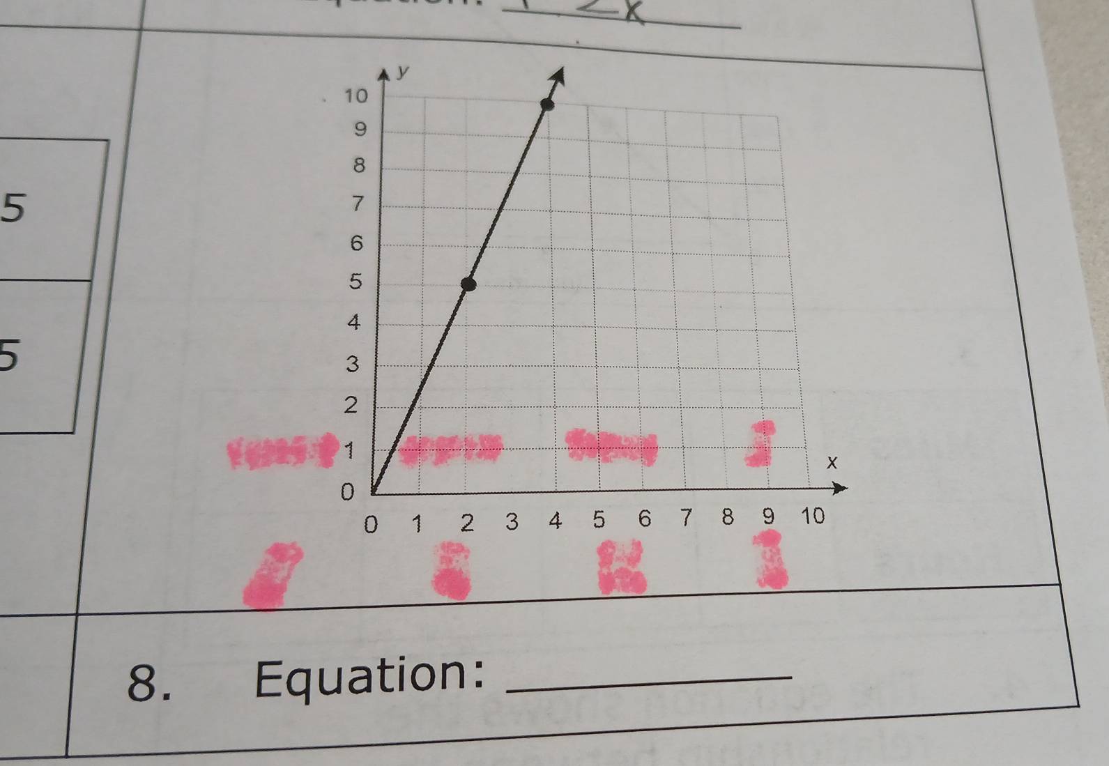 5 
5 
8. Equation:_