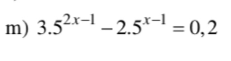 3.5^(2x-1)-2.5^(x-1)=0,2