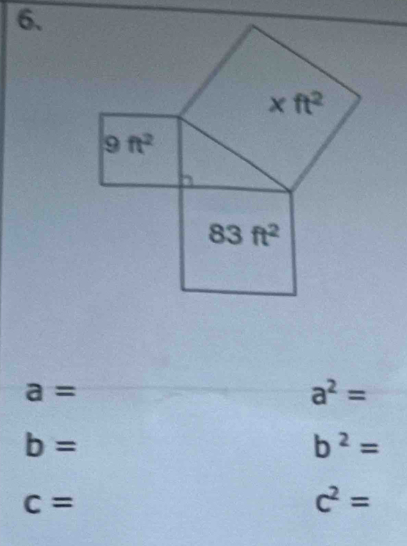 a=
a^2=
b=
b^2=
c=
c^2=