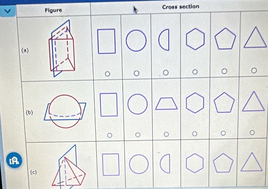 Figure Cross section 
(a) 
(b) 
[A 
(c)