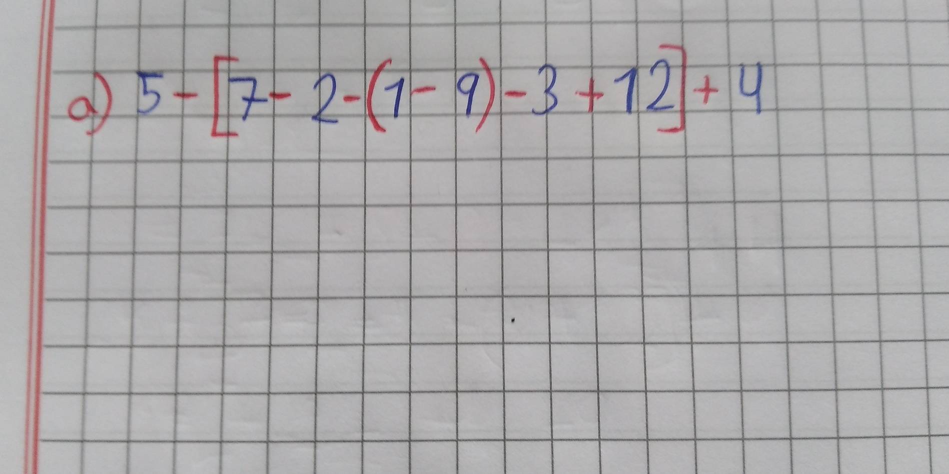 5-[7-2-(1-9)-3+12]+4