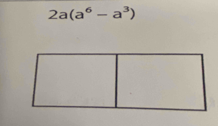 2a(a^6-a^3)