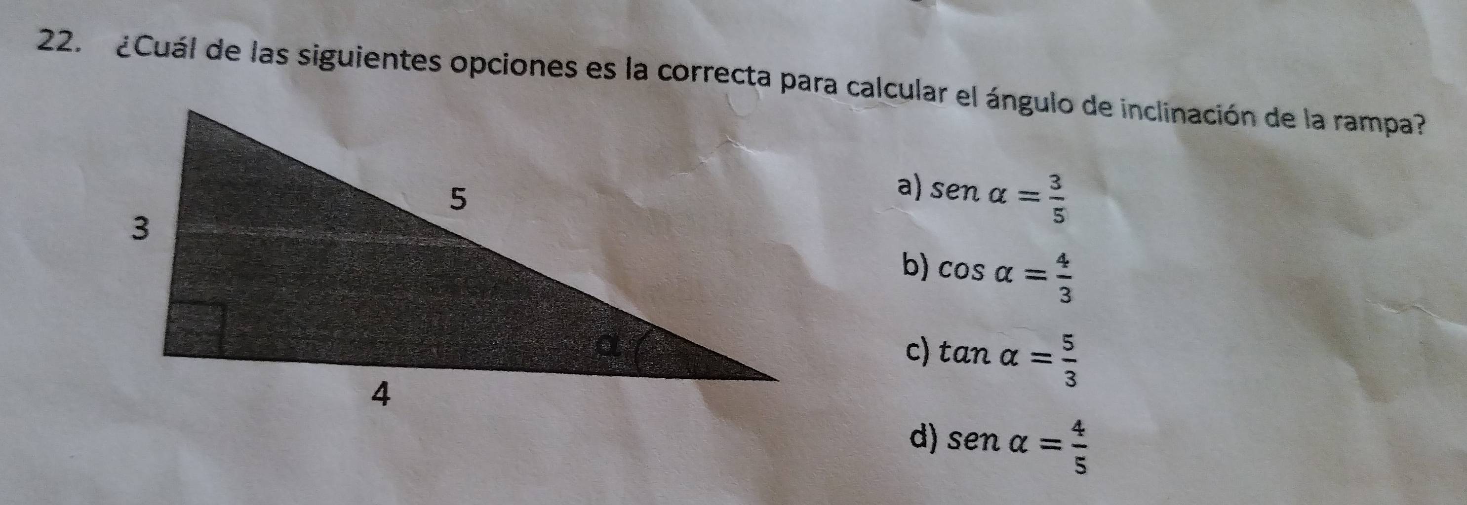Resuelto:¿Cuál de las siguientes opciones es la correcta para calcular ...