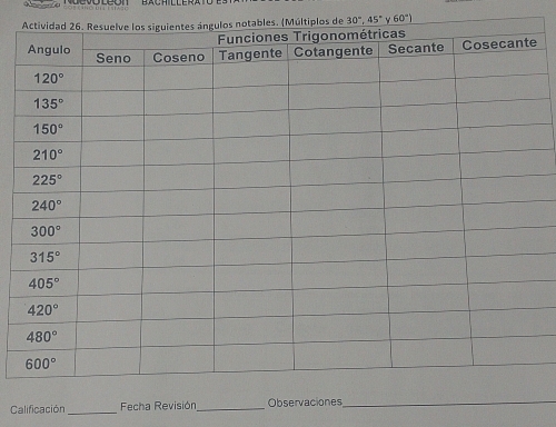 ltiplos de 30°,45° 60°)
e
Calificación _ Fecha Revisión_ Observaciones_