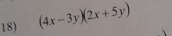 (4x-3y)(2x+5y)