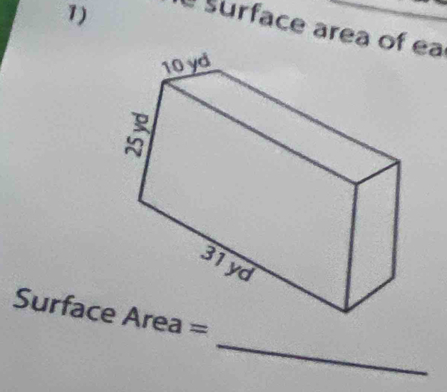 surface area ofea
_
Surfac Area=