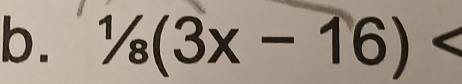 1/8(3x-16)