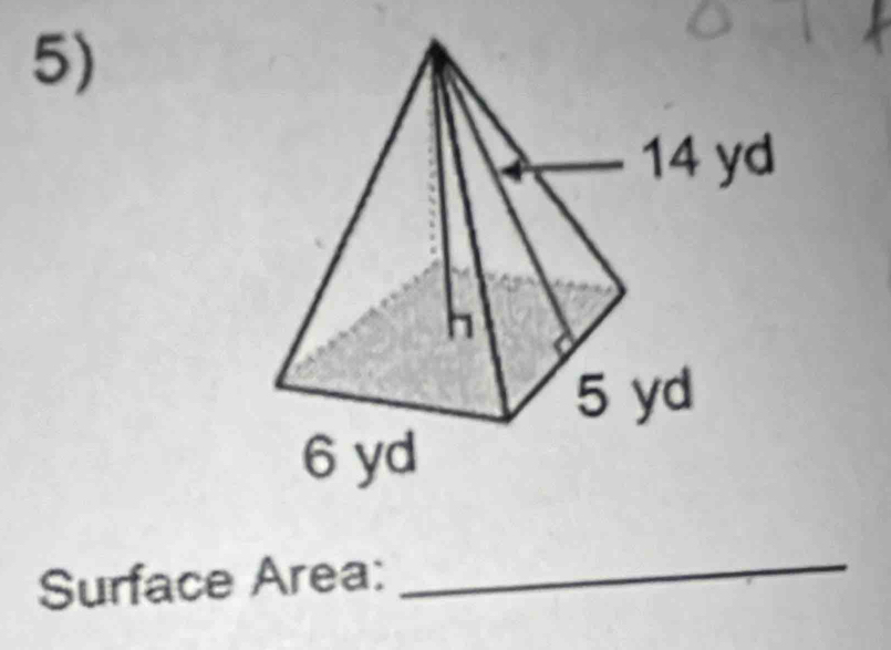 Surface Area: 
_