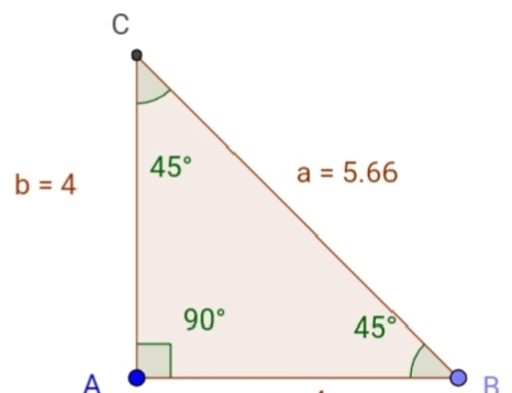 b=4