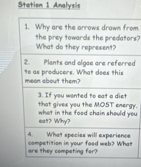 Station 1 Analysis 
m 
s? 
d 
y, 
ou