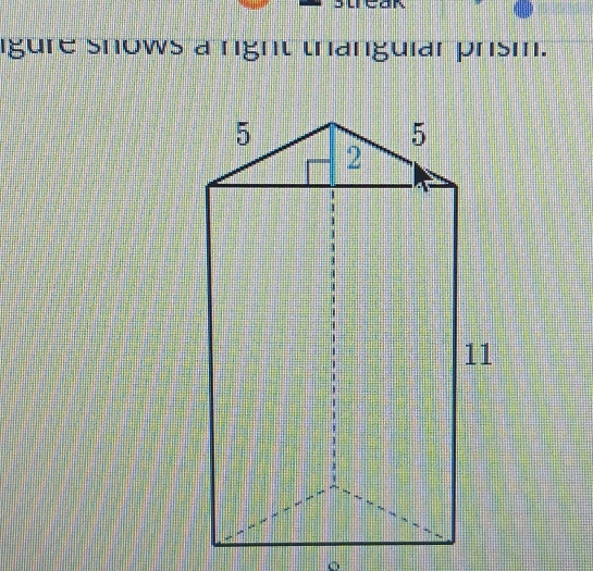 igure snows a right thanguiar prism.