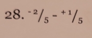 ^-2/_5-^+1/_5