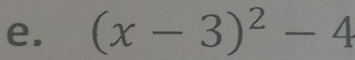 (x-3)^2-4