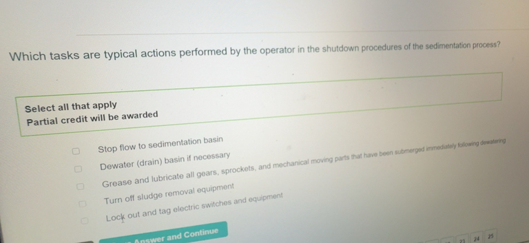 Solved: Which tasks are typical actions performed by the operator in ...