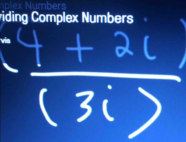 nplex Numbers 
iding Complex Numbers 
vis