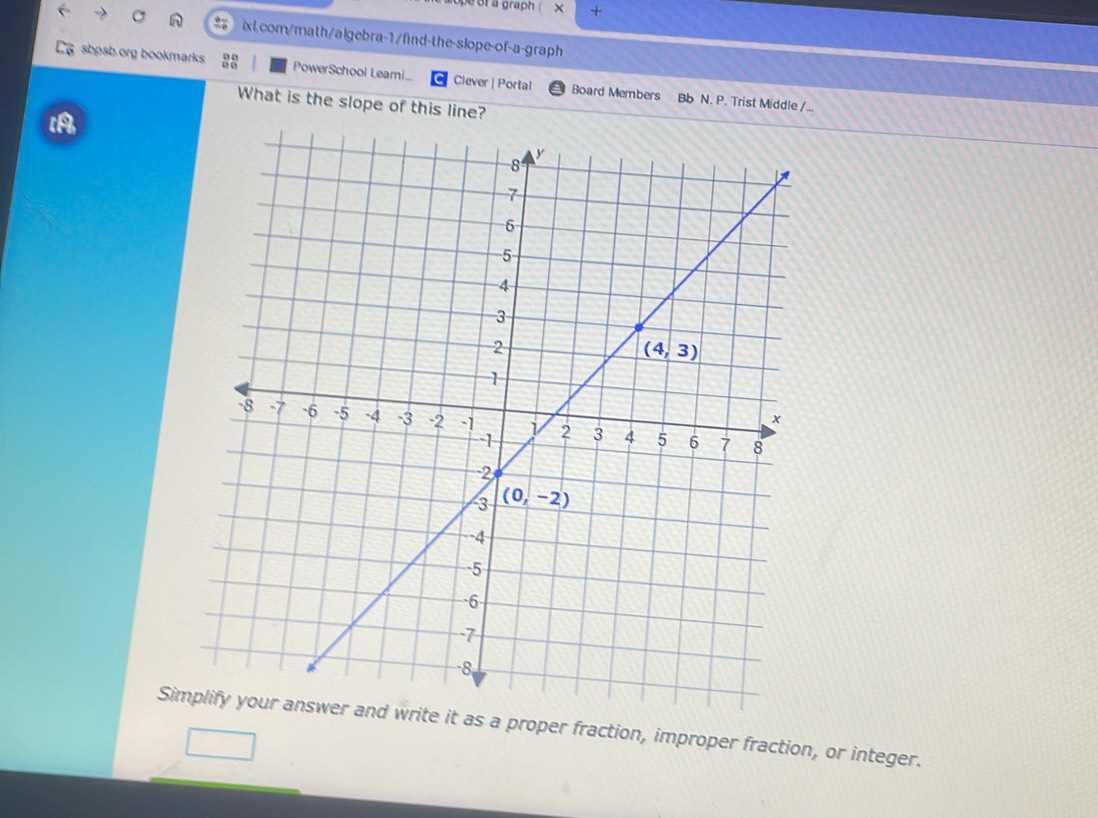 Solved: of ä graph ( x + ixl.com/math/algebra-1/find-the-slope-of-a ...