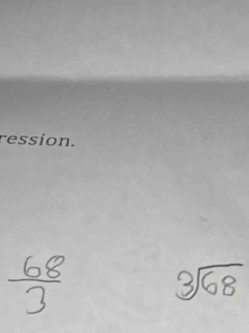  68/3 
sqrt[3](68)