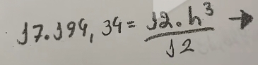 17.199,34= (12.h^3)/12 