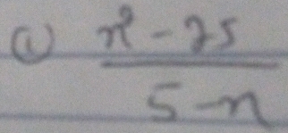  (n^2-25)/5-n 