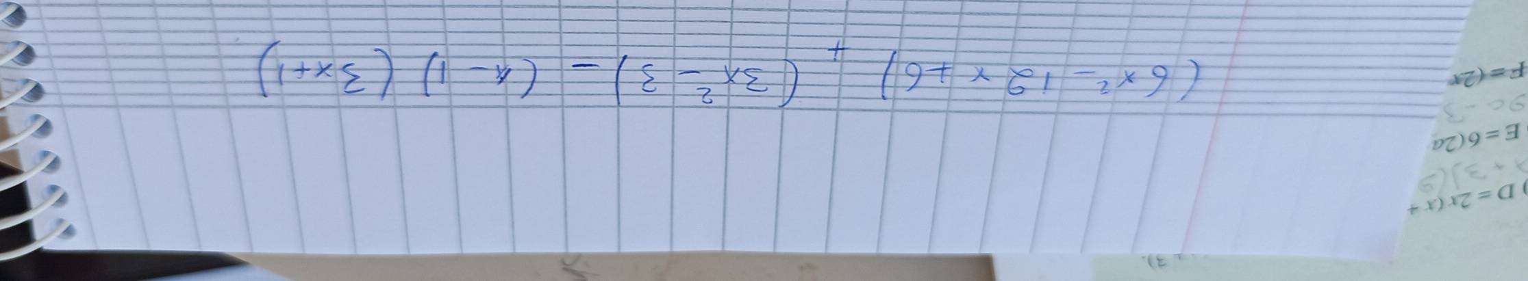 (2x-3)(x-3)-(3x+1)-(5x-3)