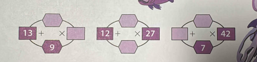 1
12+* 27 □ +_ * 42
7