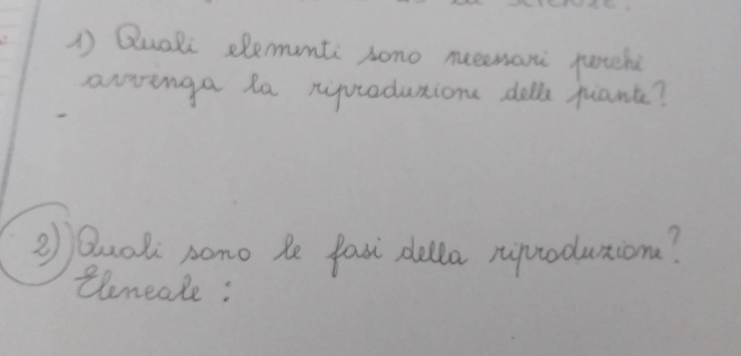 Quali elemnti sono neeemani ptehe 
awenga la riquaduntione dall juant? 
2 Qual sono le fasi della riquoduxione? 
tlemeale: