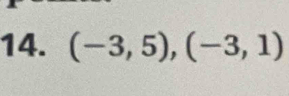 (-3,5), (-3,1)