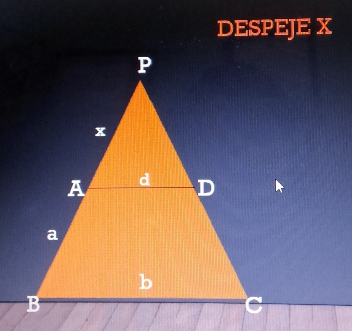 DESPEJE X