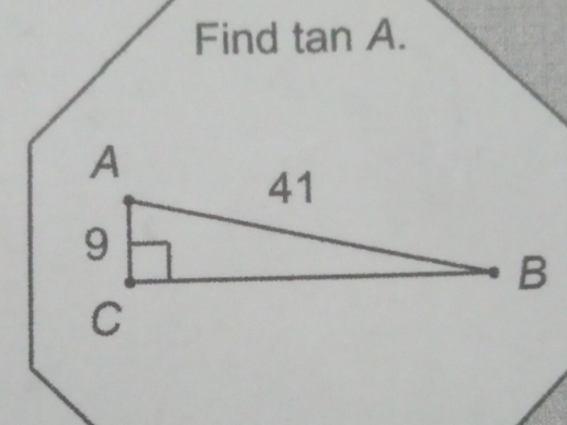 Find B an A.