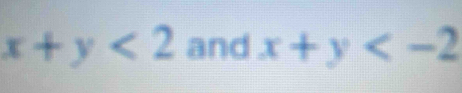 x+y<2</tex> and x+y