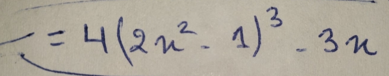 x^(-10000) =4(2x^2-1)^3-3x