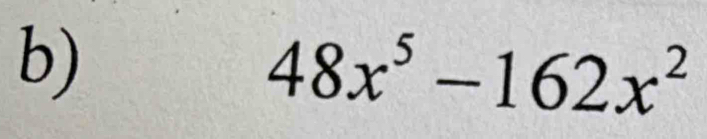 48x^5-162x^2