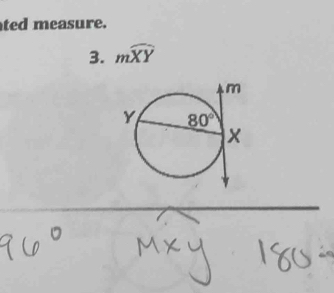 ted measure.
3. moverline XY