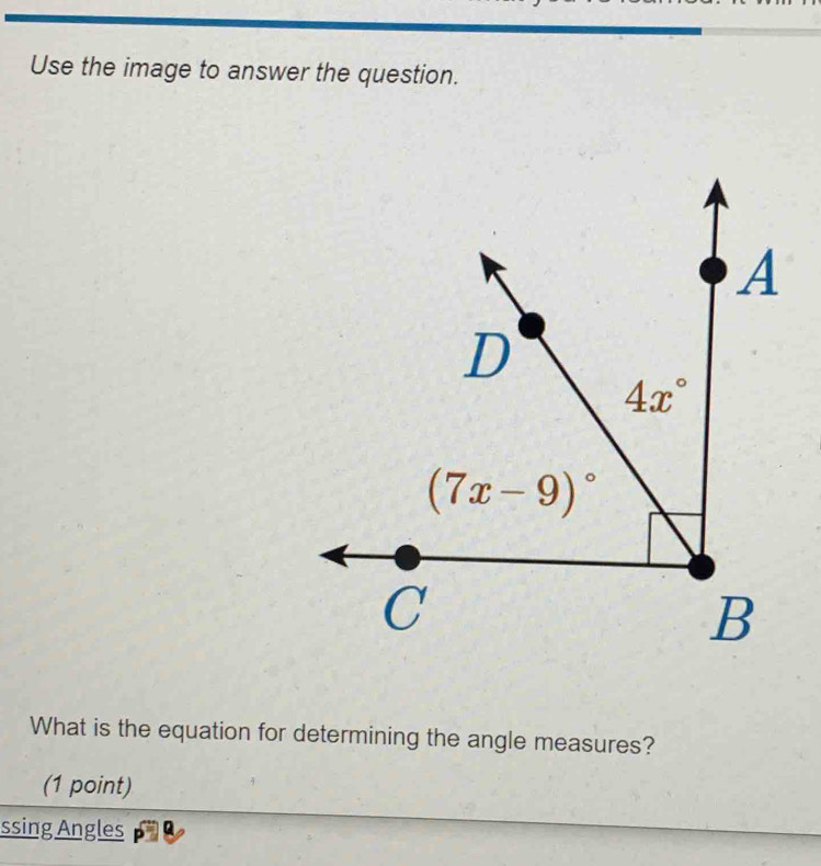 Solved: Use the image to answer the question. What is the equation for ...
