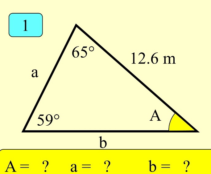 A= ? a= ? b= ?