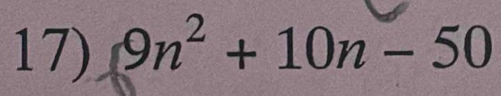 9n^2+10n-50