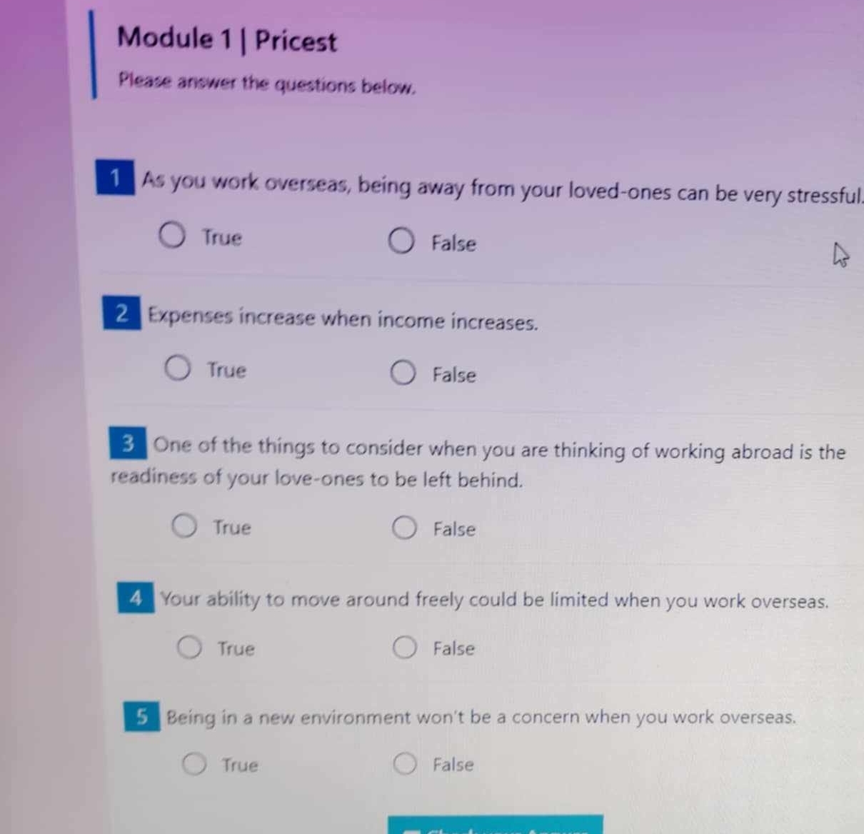 Solved: Module 1 | Pricest Please answer the questions below. 1As you ...