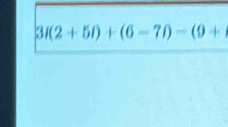 3I(2+5I)+(6-7I)-(9+I