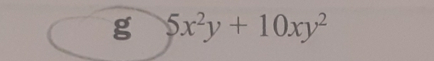 5x^2y+10xy^2