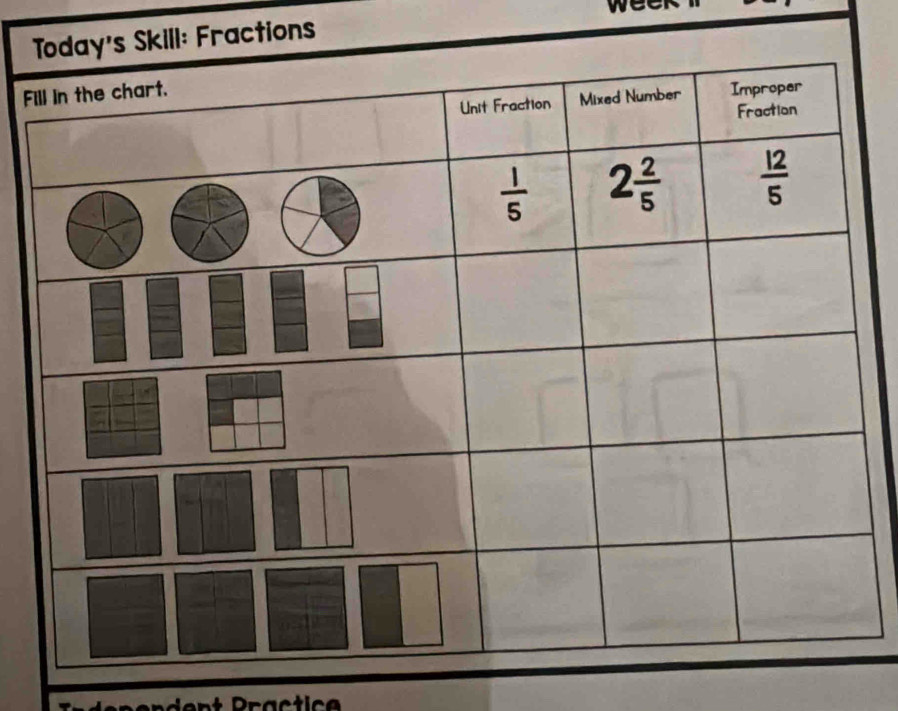 week
: Fractions
Fi