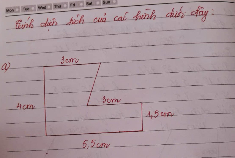 Binh dien hich cuá cal hinh diài day
5, 5cm