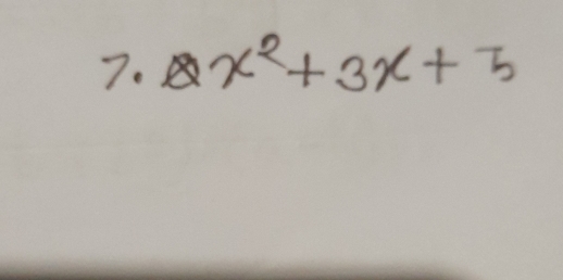 x x^2+3x+5