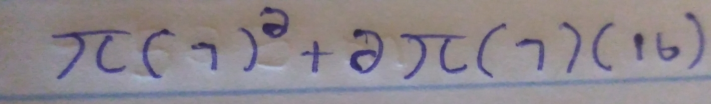 π (7)^2+2π (7)(16)