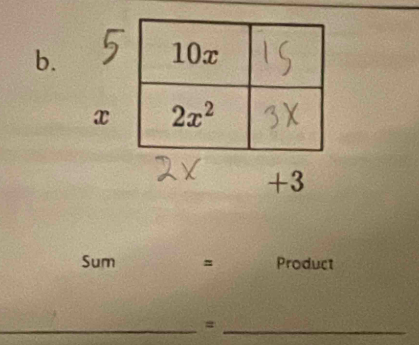 +3
Sum = Product
__=