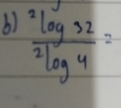 frac ^2log 32^2log 4=