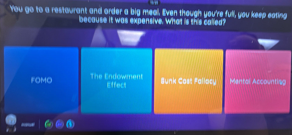 Solved: 18/28 You go to a restaurant and order a big meal. Even though ...